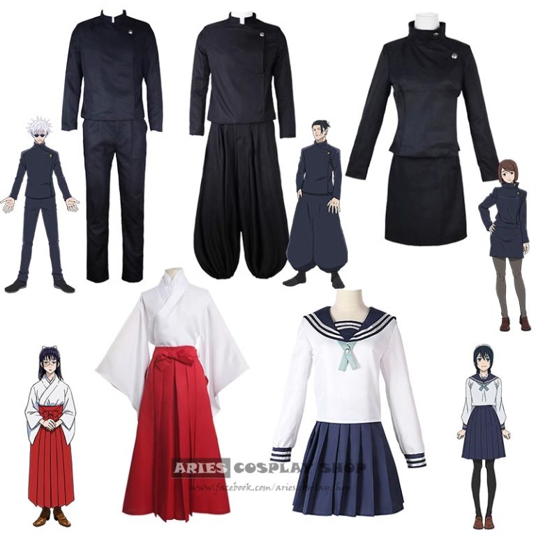 [JUJUTSU KAISEN] Costume Gojo Satoru, Geto Suguru, Shoko Ieiri, Riko ...